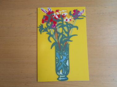 Card, Howard Arkley, Invitation to Exhibition, 2000
