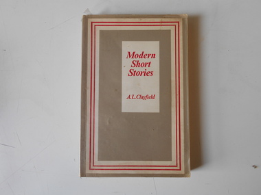 Book, A. Lewis Clayford, Modern Short Stories (2nd edition), 1961