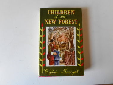 Book, Captain Marryat, Children of the New Forest, 1960