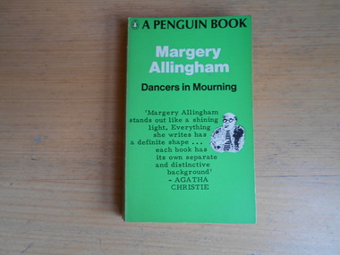 Book, Margery Allingham, Dancers in Mourning, 1968