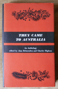 Book, Alan Brissenden, Charles Higham, They Came to Australia: An Anthology, 1961