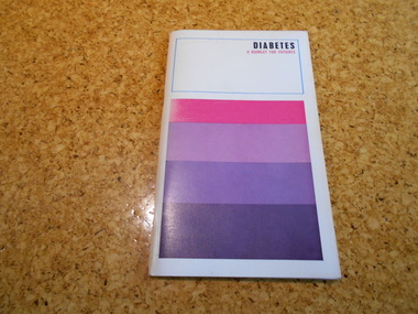 Book, Australian Hoechst, Diabetes: a Booklet for Patients