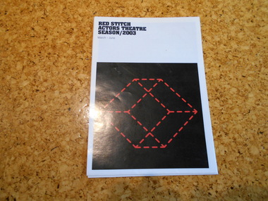 Pamphlet, Red Stitch Actors Theatre Season 2003, 2003
