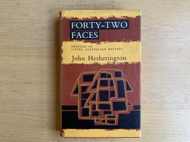 Book, John Hetherington, Forty-Two Faces, 1962