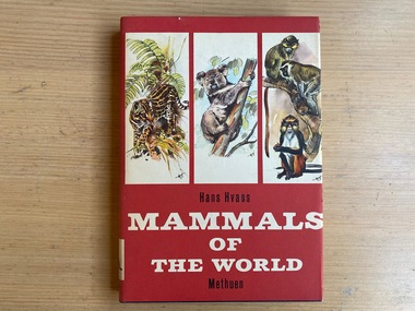 Book, Hans Hvass, Mammals of the World, 1961