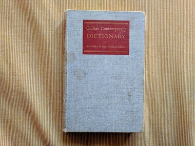 Book, Collins, Collins Contemporary Dictionary, 1965