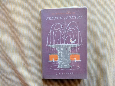 Book, James R. Lawler, An Anthology of French Poetry, 1968