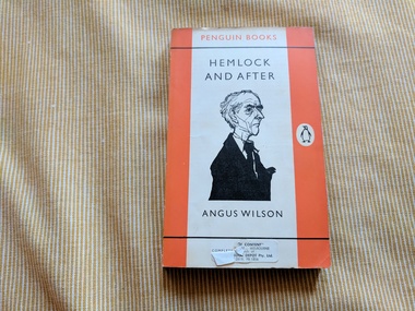 Book, Angus Wilson, Hemlock And After, 1956