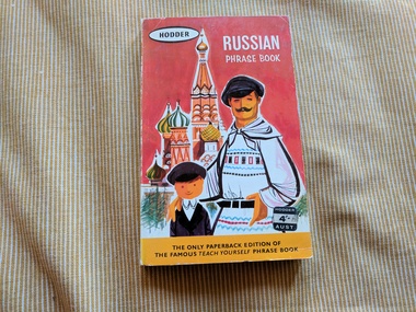 Book, J. Burnip, Russian Phrase Book, 1962