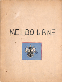 Booklet, P. R. Boyd, Survey on Melbourne, 1960