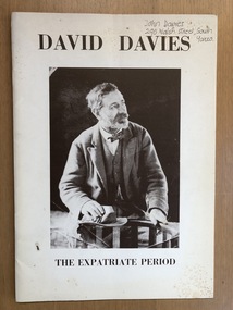 Book, David Davies: The Expatriate Period, 1978