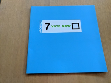 Journal, Robin Boyd et al, Architect: Issue 7, 1970