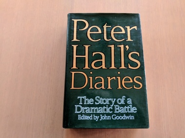 Book, John Goodwin, Peter Hall's Diaries, 1983