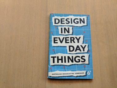 Book, Australian Broadcasting Commission, Design In Everyday Things, 1941