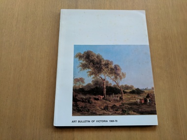 Book, Ursula Hoff, Art Bulletin of Victoria 1969-70, 1970