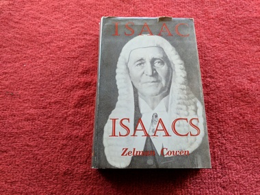 Book, Zelman Cowen, Isaac Isaacs, 1967