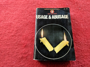 Book, Eric Partridge, Usage and Abusage, 1947