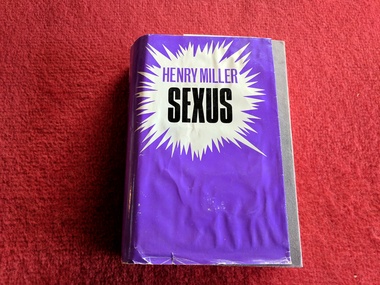 Book, Henry Miller, Sexus, 1969