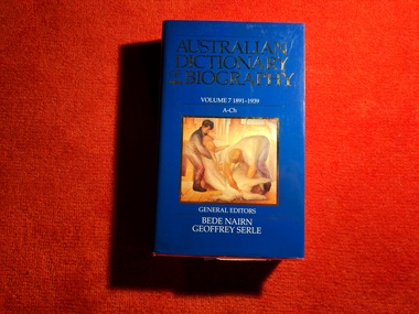 Book, Bede Nairn, Geoffrey Serle, Australian Dictionary of Biography : Volume 7 1891-1939, 1979