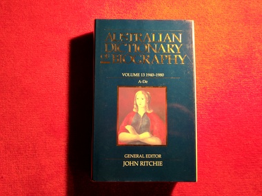 Book, John Ritchie, Australian Dictionary of Biography : Volume 13 1940-1980, 1994