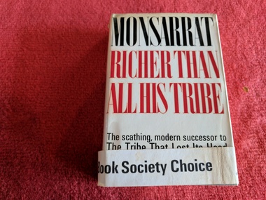 Book, Nicholas Monsarrat, Richer than all his Tribe, 1968