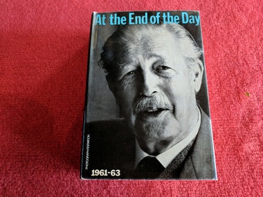 Book, Harold Macmillan, At the End of the Day 1961-1963, 1973