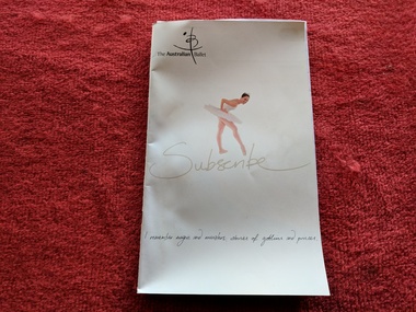 Book, The Australian Ballet, The Australian Ballet Subscription Series Melbourne 2003, 2003