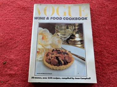 Book, Vogue, Vogue Wine and Food Cookbook, ?1989