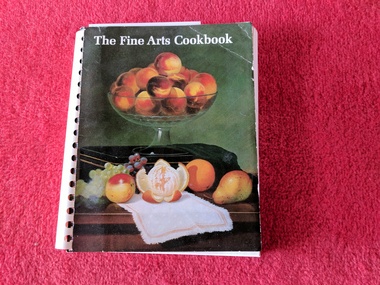 Book, Martha Boice, The Fine Arts Cookbook, 1970