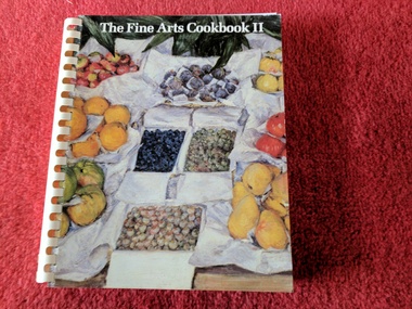 Book, Martha Boice, The Fine Arts Cookbook II, 1981
