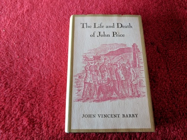 Book, John Vincent Barry, The Life and Death of John Price, 1964