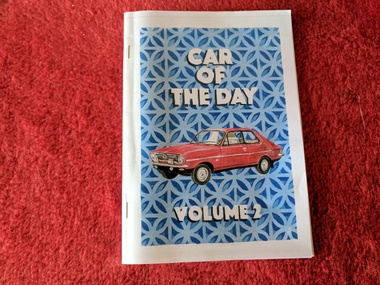 Booklet, Modernister Books, Records and Zines, Car of the Day Volume 2