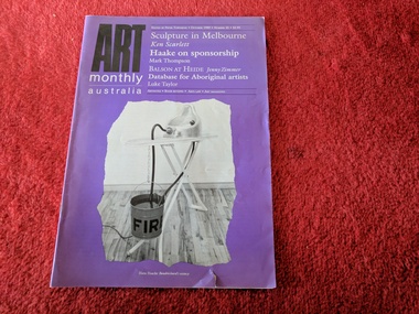 Magazine, Peter Townsend, Art Monthly Australia: Number 25, 1989