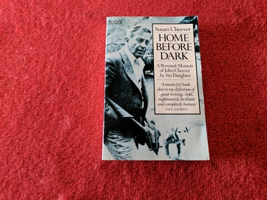 Book, Susan Cheever, Home Before Dark, 1986