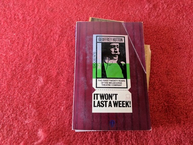 Book, Geoffrey Hutton, It Won't Last a Week, 1975