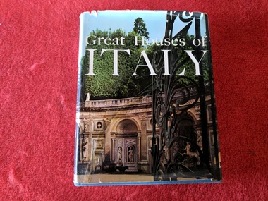 Book, Gaston D'Angelis, Great Houses of Italy, 1968