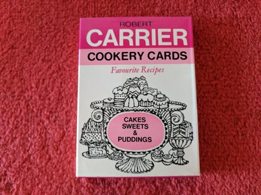 Card, Robert Carrier, Cookery Cards: Favourite Recipes: Cakes Sweets & Puddings