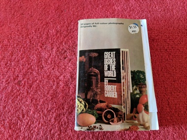 Book, Robert Carrier, Great Dishes of the World, 1967