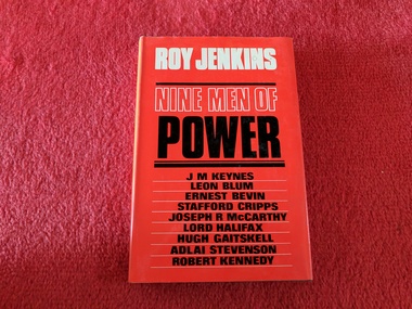 Book, Roy Jenkins, Nine Men of Power, 1974