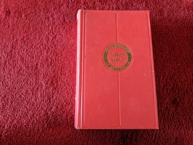 Book, W. J. Draper, Who's Who in Australia 1980, 1980
