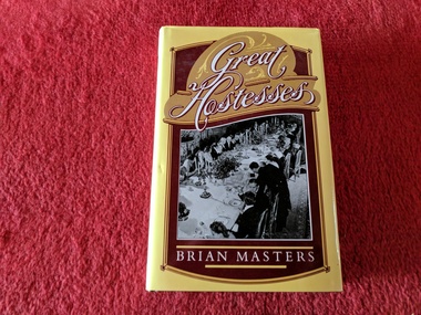 Book, Brian Masters, Great Hostesses, 1983