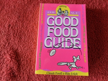 Book, Claude Forell and Rita Erlich, The Age Good Food Guide, 1993