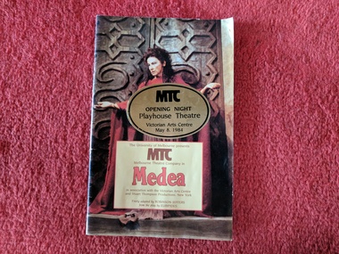 Book, Melbourne Theatre Company, MTC: Medea, 1984