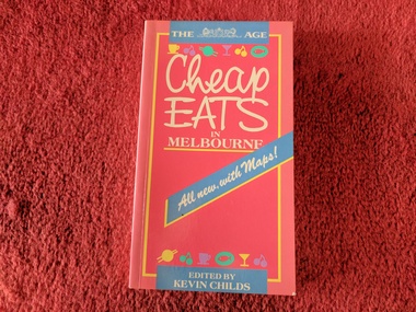 Book, Kevin Childs, Cheap Eats In Melbourne, 1987