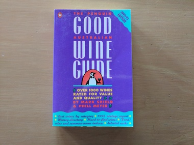Book, Mark Shield & Phil Meyer, The Penguin Good Australian Wine Guide 1992/1993, 1992
