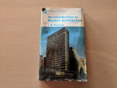 Book, J.M. Richards, An Introduction to Modern Architecture, 1965