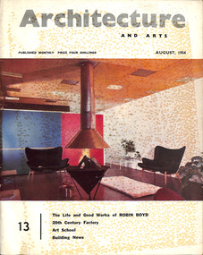 Journal, Architecture and Arts 
(2 copies), Aug-54