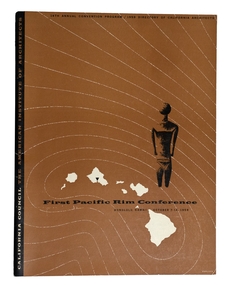 Booklet, California Council, The American Institute of Architects (Honolulu, Hawaii), First Pacific Rim Conference, Oct-59