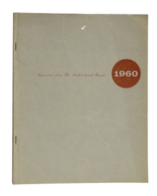 Article, Reyner Banham, Stocktaking', 'The Science Side: Weapons Systems, Computers, Human Sciences, The Future of Universal Man', 'History under Revision' and 'History and Psychiatry', Masterpieces of the Modern Movement', and 'Propositions', 1960