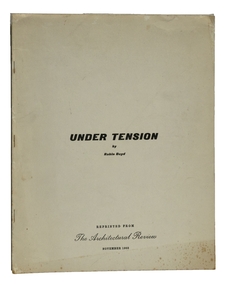 Article, Robin Boyd, Under Tension, Nov 1963